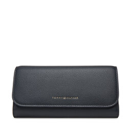 Tommy Hilfiger Veľká dámska peňaženka Tommy Hilfiger Th Flag Lrg Flap AW0AW17734 Tmavomodrá