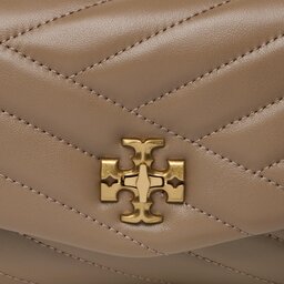 

Сумка Tory Burch Kira Chevron Chain Wallet 90343 Sandpiper 250, Коричневий