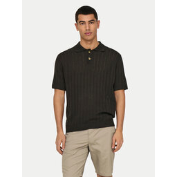 Only & Sons Only & Sons Polo majica Kent 22033463 Rjava Regular Fit