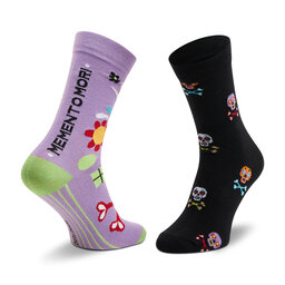

Високі шкарпетки unisex Dots Socks DTS-SX-486-X Фіолетовий