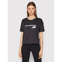 New Balance New Balance Marškinėliai WT03805 Juoda Relaxed Fit