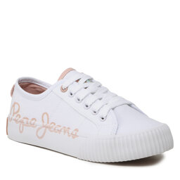 Pepe Jeans Сникърси Pepe Jeans Ottis Log G PGS30577 White 800