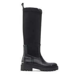 Calvin Klein Jeans Gumáky Calvin Klein Jeans High Rainboot Neoprene YW0YW00838 Čierna