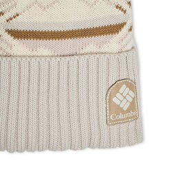 

Шапкa Columbia Palmer Peak™ Pom Beanie Chalk Checkered Peaks/Dark Stone 192, Білий