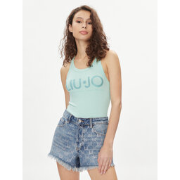 Liu Jo Liu Jo Marškinėliai MA4327 J4695 Žalia Slim Fit