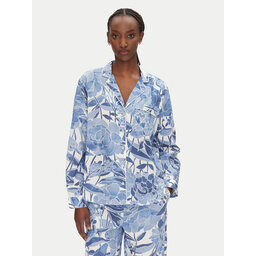 Gap Gap Pyjamahemd 531508-13 Blau Relaxed Fit