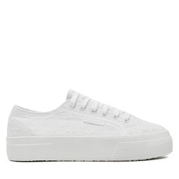Superga Πάνινα παπούτσια Superga Flower Sangallo 2740 S2148KW Λευκό