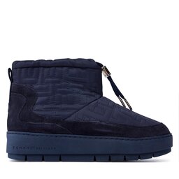 Tommy Hilfiger Śniegowce Tommy Hilfiger Tommy Monogram Snowboot FW0FW07637 Niebieski