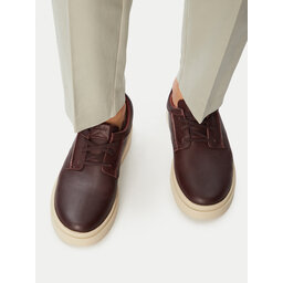 Clarks Туфлі Clarks Polden Lace 26184960 Коричневий