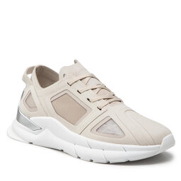 Calvin Klein Sneakersy Calvin Klein Wave Sole Runner HW0HW00676 Silver Lining ACE