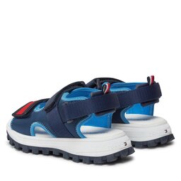 

Босоніжки Tommy Hilfiger Flag Velcro Sandal T3B2-33434-1591 S Blue 800, Cиній