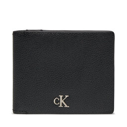 Calvin Klein Liels vīriešu maks Calvin Klein Mono Hrdw Rfid Bifold K50K511445 Black BEH
