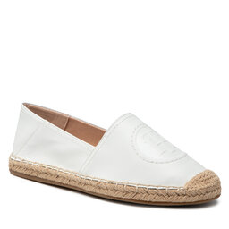 Tommy Hilfiger Espadrillos Tommy Hilfiger Th Logo Leather Espadrille FW0FW06168 Ecru YBL