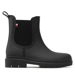 

Гумові чоботи Tommy Hilfiger Matt Ankle Rainboot With Elastic FW0FW06897 Black BDS, Чорний