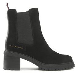 

Ботильйони Tommy Hilfiger Outdoor Chelsea Mid Heel Boot FW0FW06619 Black BDS, Чорний