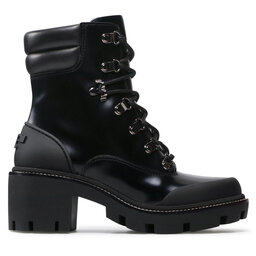 Tory Burch Polokozačky Tory Burch Lug Sole Hiker Ankle Boot 85304 Černá