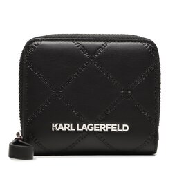 KARL LAGERFELD Малък дамски портфейл KARL LAGERFELD 230W3249 Black