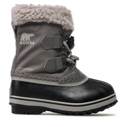 Sorel Μπότες Χιονιού Sorel Childrens Yoot Pac Nylon Wp NC1962 Γκρι