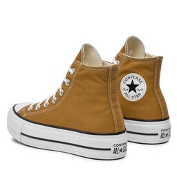 

Кеди Converse Chuck Taylor All Star Lift Platform A07210C Trek Tan/White/Black, Коричневий
