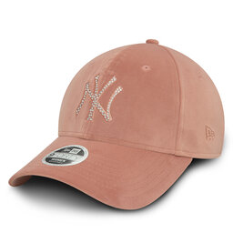 New Era Шапка с козирка New Era Velour Diamante New York Yankees 9FORTY 60580873 Розов