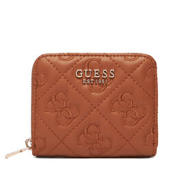 Guess Mały Portfel Damski Guess Adelasia Slg SWQL96 58137 Brązowy