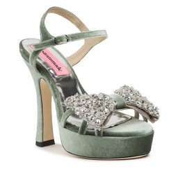 Custommade Sandaler Custommade Arlina Crystal Bow 999620047 Turf Green 314