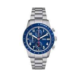 Fossil Zegarek Fossil Sport Tourer FS6047 Srebrny