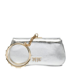 PINKO Borsetta Pinko Marpesia Clutch Argento
