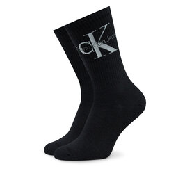 Calvin Klein Jeans 4 pár hosszú szárú női zokni Calvin Klein Jeans 701224131 Black Combo 001