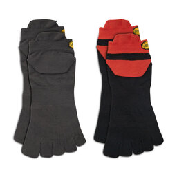 Vibram Fivefingers Lågstrumpor unisex 2-pack Vibram Fivefingers No Show S21N35P Dark Grey