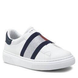 Tommy Hilfiger Sneakers Tommy Hilfiger Low Cut Sneaker T3A4-32154-1383 S White/Blue/Red Y003