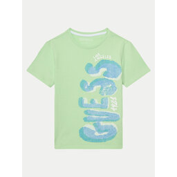 Guess Guess Marškinėliai L5GI12 K8HM4 Žalia Regular Fit