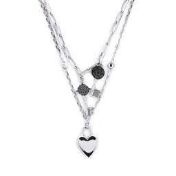 

Намисто Guess JUBN04 216JW RHODIUM, Срібний