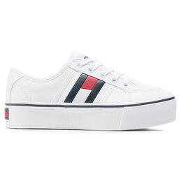 

Кросівки Tommy Jeans Flatform Flag Sneaker EN0EN00944 White YBR, Білий