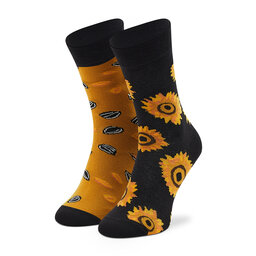 Todo Socks Κάλτσες Ψηλές Unisex Todo Socks Sunflowers Multicolor