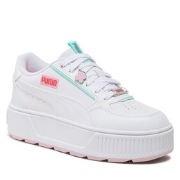 Puma Сникърси Puma Karmen Rebelle Charms 389400 01 White/White/Pear Pink/Mint