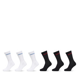 HUGO Set di 6 paia di calzini lunghi da uomo HUGO 50510187 Multicolore