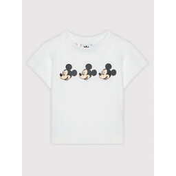 adidas adidas Marškinėliai Disney Mickey And Friends H22579 Balta Regular Fit