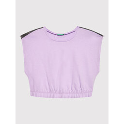 United Colors Of Benetton United Colors Of Benetton Póló 3I1XC102T Lila Regular Fit
