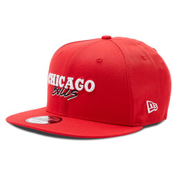 New Era Keps New Era 9Fifty Chicago Bulls Script Team 60285205 Red