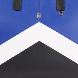 

Сумка Tommy Hilfiger Iconic Tommy Tote Chevron AW0AW15204 Chevron 0GZ, Голубий