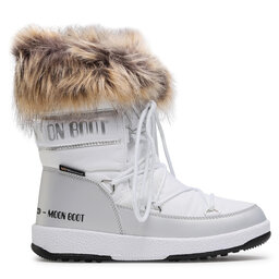 

Снігоходи Moon Boot Mb Jr Girl Monaco Low Wp 34052400001 D White/Silver, Білий