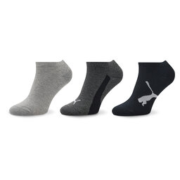 Puma 3 pares de calcetines cortos unisex Puma 907960 01 Black
