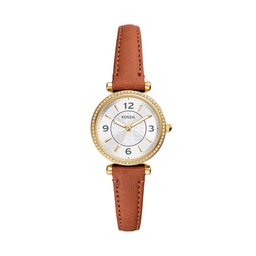 Fossil Hodinky Fossil Carlie ES5297 Gold/Brown