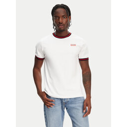 Hunter Hunter T-shirt Eigg Ringer HARM0032251 Bijela Regular Fit