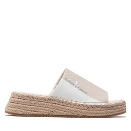 

Еспадрильї Calvin Klein Jeans Sporty Wedge Sandal Monogram YW0YW00566 Eggshell ACF, Бежевий