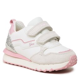 Geox Сникърси Geox J Fastics Girl D J35GZD 022FU C0680 Off White/Pink