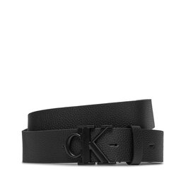 Calvin Klein Jeans Pánský pásek Calvin Klein Jeans Ro Mono Plaque Lthr Belt 35Mm K50K511416 Black BEH