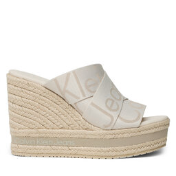 

Еспадрильї Calvin Klein Jeans Wedge Sandal Webbing YW0YW00961 Ancient White YBH, Écru