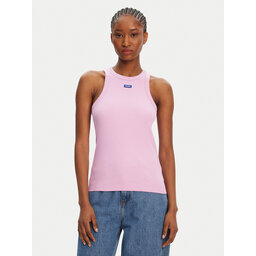 HUGO HUGO Marškinėliai 50508857 Rožinė Slim Fit